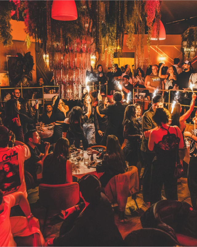 Atmosphere at the Cabaret Baila restaurant