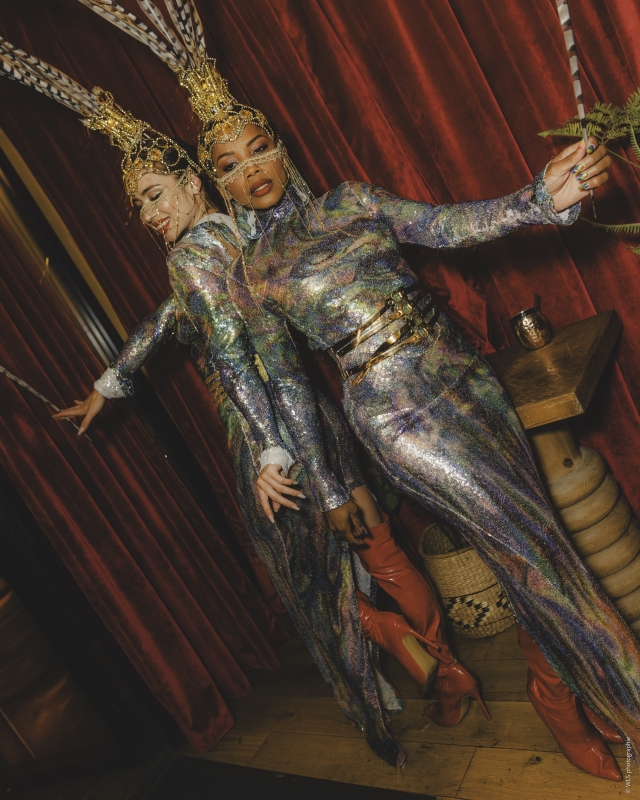 Les danseuses du Cabaret restaurant Baila